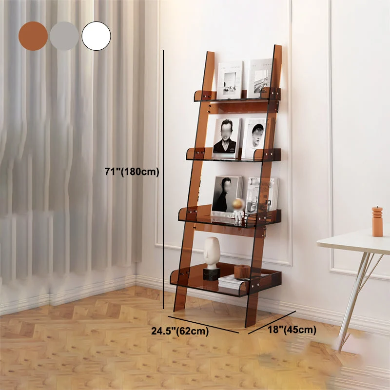 Libreria con scaffale stile scandinavo Libreria acrilico per ufficio e casa Clearhalo