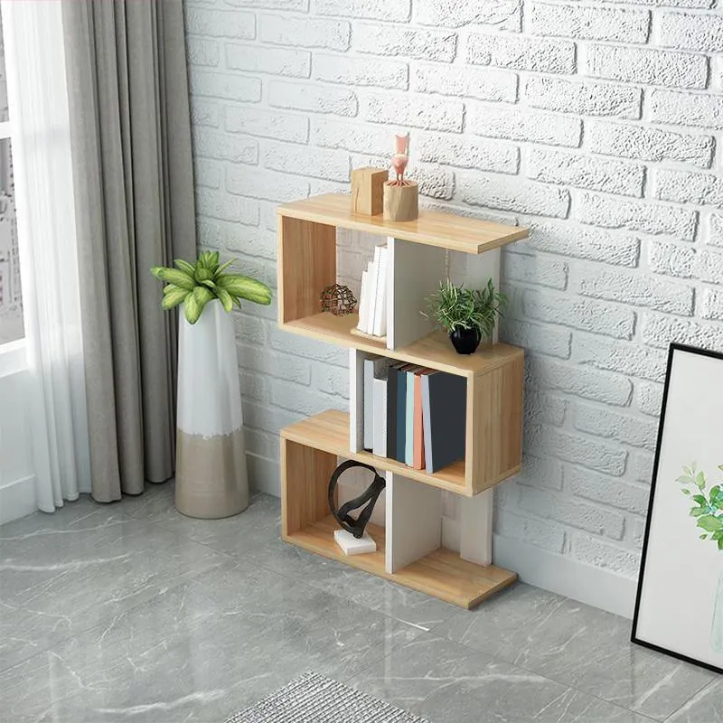 Libreria contemporanea con scaffale aperto per la casa con ripiani Clearhalo