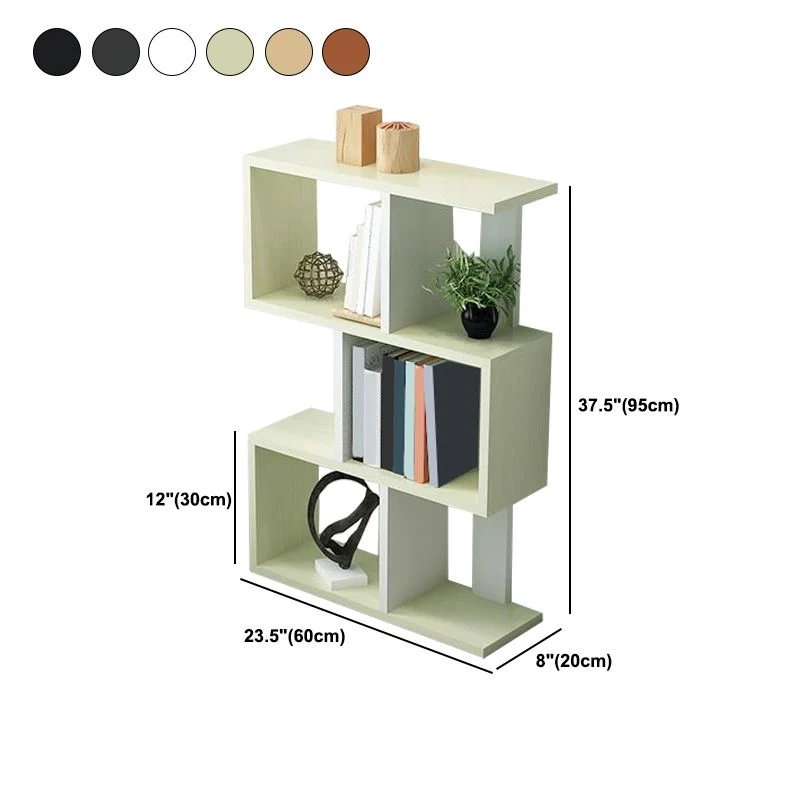 Libreria contemporanea con scaffale aperto per la casa con ripiani Clearhalo