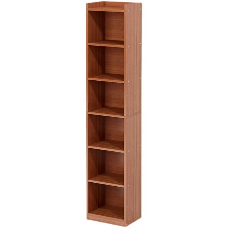 Libreria contemporanea con schienale chiuso Scaffale legno ingegnerizzato per l'home office Clearhalo