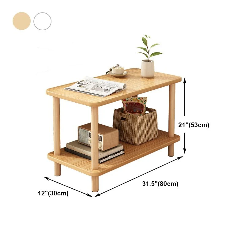 Libreria Etagere stile moderno legno con schienale aperto per la casa Clearhalo
