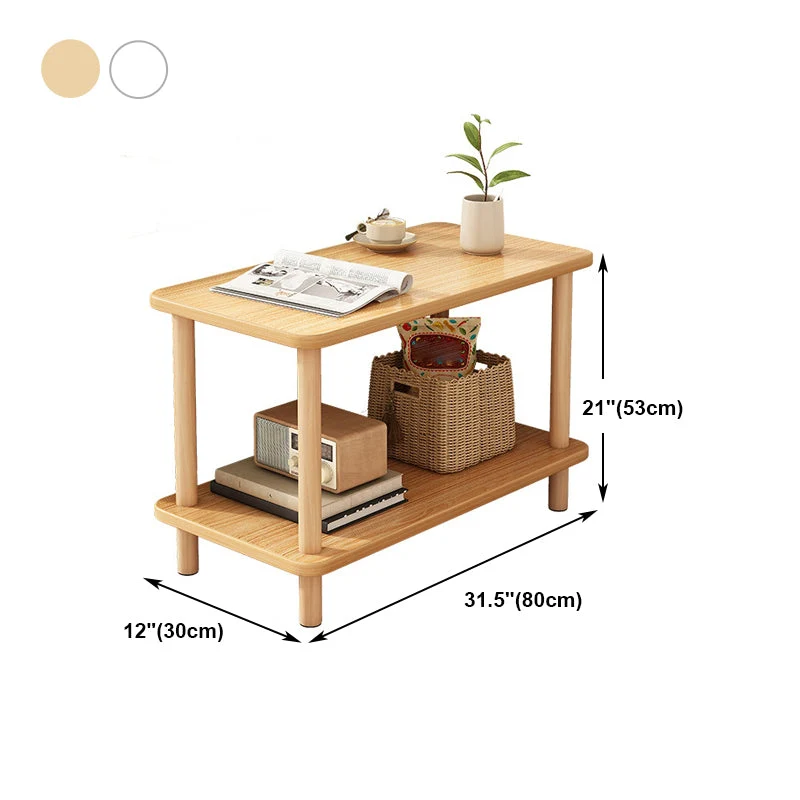 Libreria Etagere stile moderno legno con schienale aperto per la casa Clearhalo
