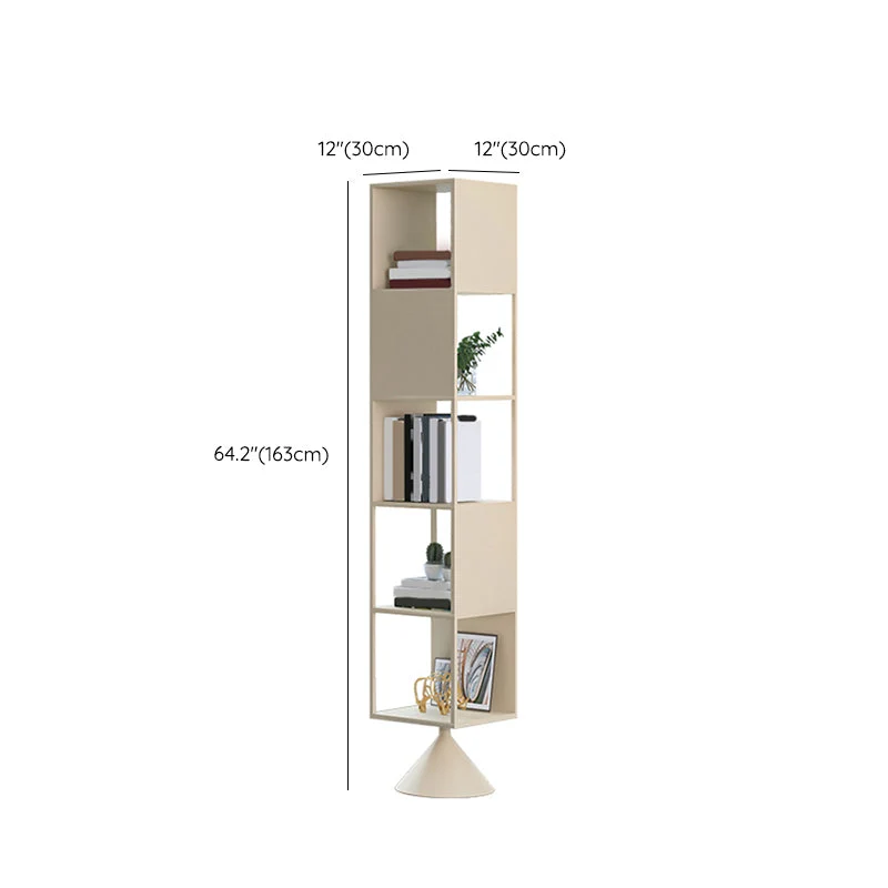 Libreria Glam metallo con schienale aperto, scaffale per libri per l'home office Clearhalo