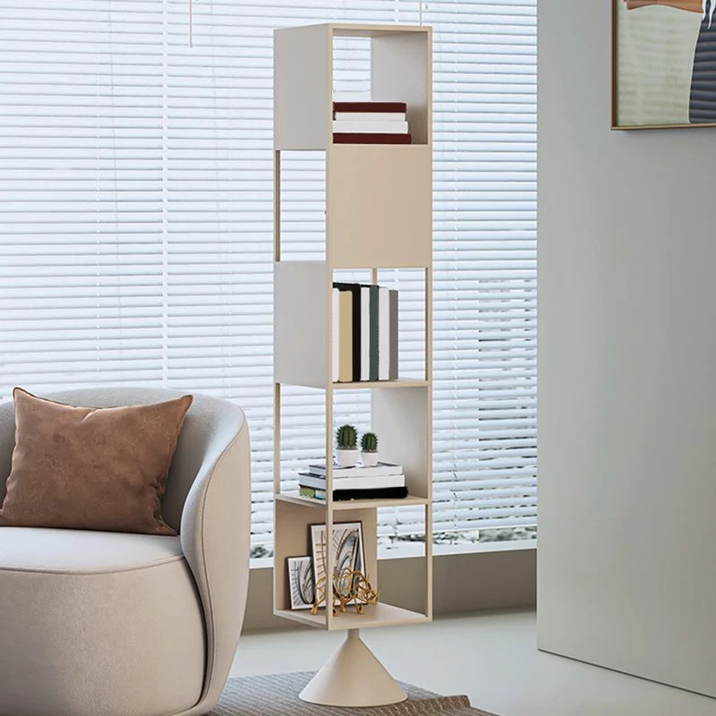 Libreria Glam metallo con schienale aperto, scaffale per libri per l'home office Clearhalo