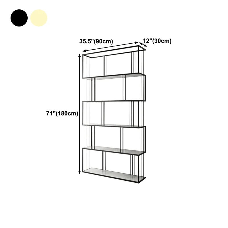 Libreria Glam Open Etagere Libreria verticale ferro per la casa Clearhalo