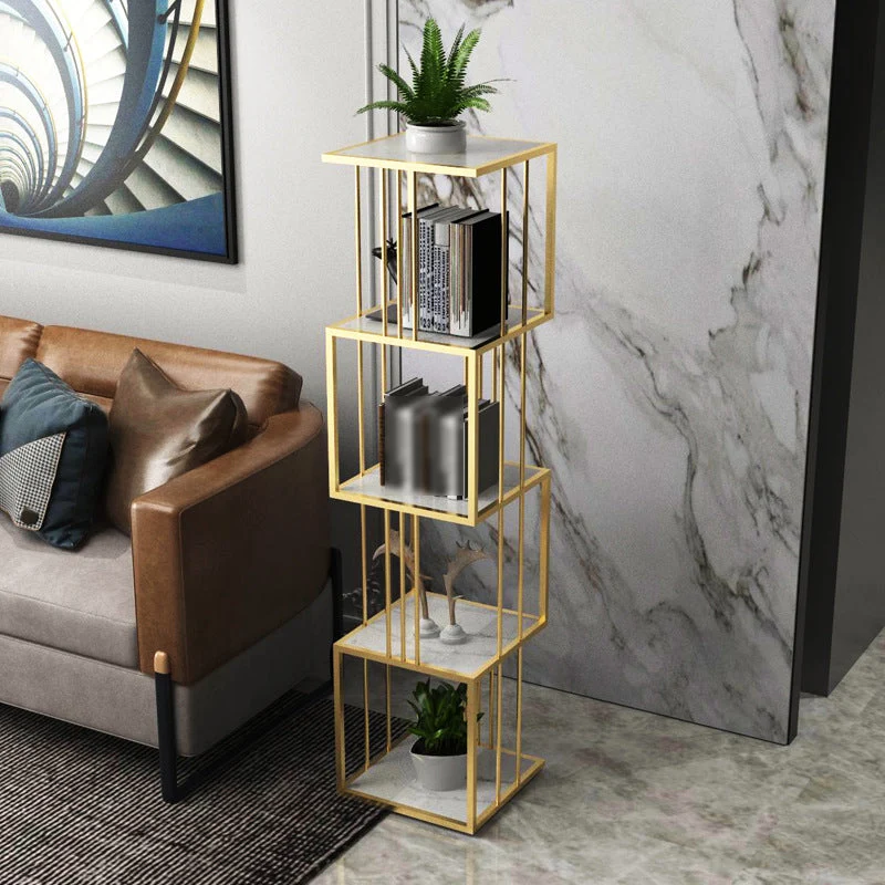 Libreria Glam Open Etagere Libreria verticale ferro per la casa Clearhalo