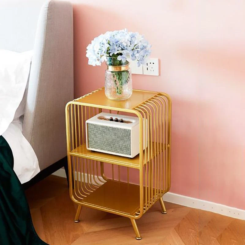 Libreria metallo con schienale aperto stile moderno per l'home office Clearhalo