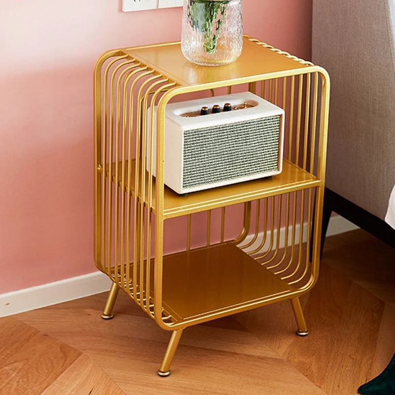 Libreria metallo con schienale aperto stile moderno per l'home office Clearhalo