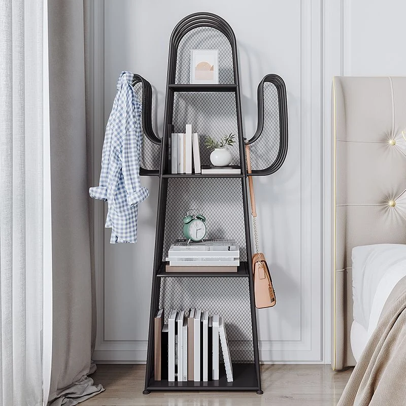 Libreria metallo con schienale chiuso Scaffale stile scandinavo per l'home office Clearhalo