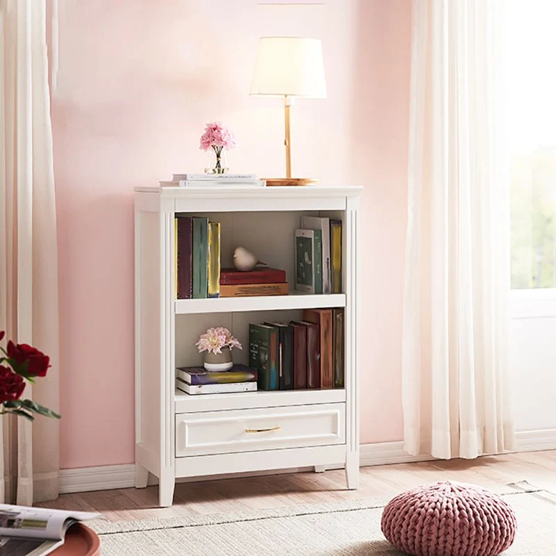Libreria moderna con schienale chiuso Libreria standard legno per sala studio Clearhalo