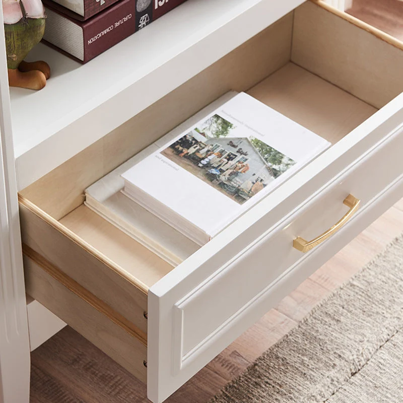 Libreria moderna con schienale chiuso Libreria standard legno per sala studio Clearhalo