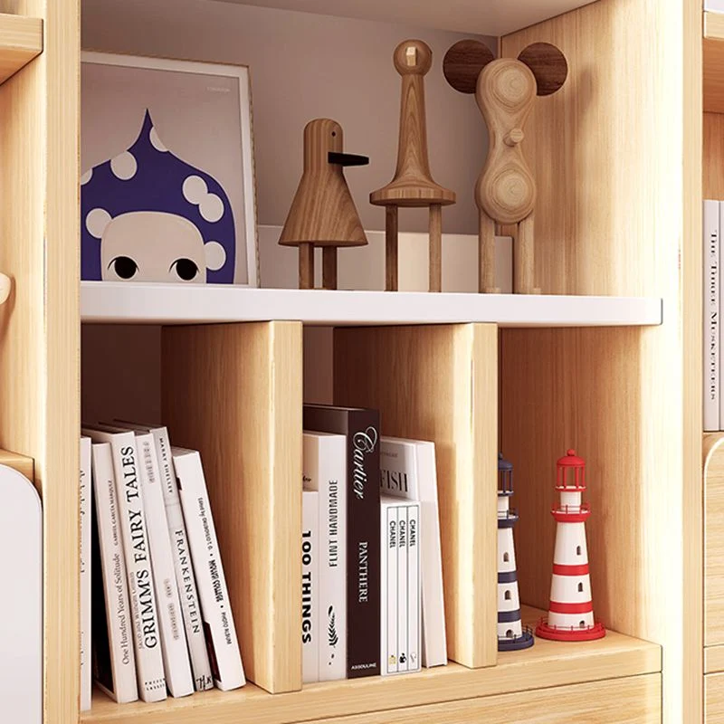Libreria moderna e contemporanea Scaffale con schienale chiuso per sala studio Clearhalo