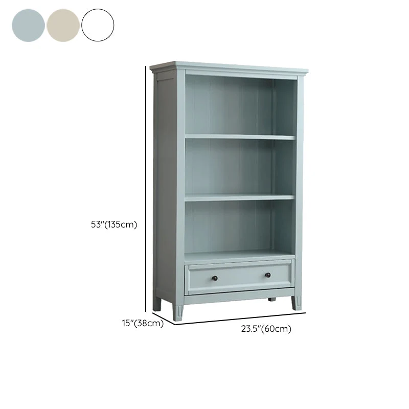 Libreria moderna legno con scaffale standard con schienale chiuso per sala studio Clearhalo