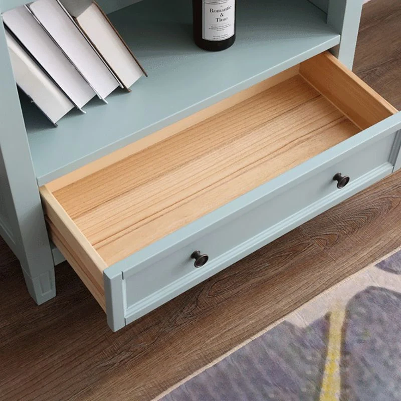 Libreria moderna legno con scaffale standard con schienale chiuso per sala studio Clearhalo
