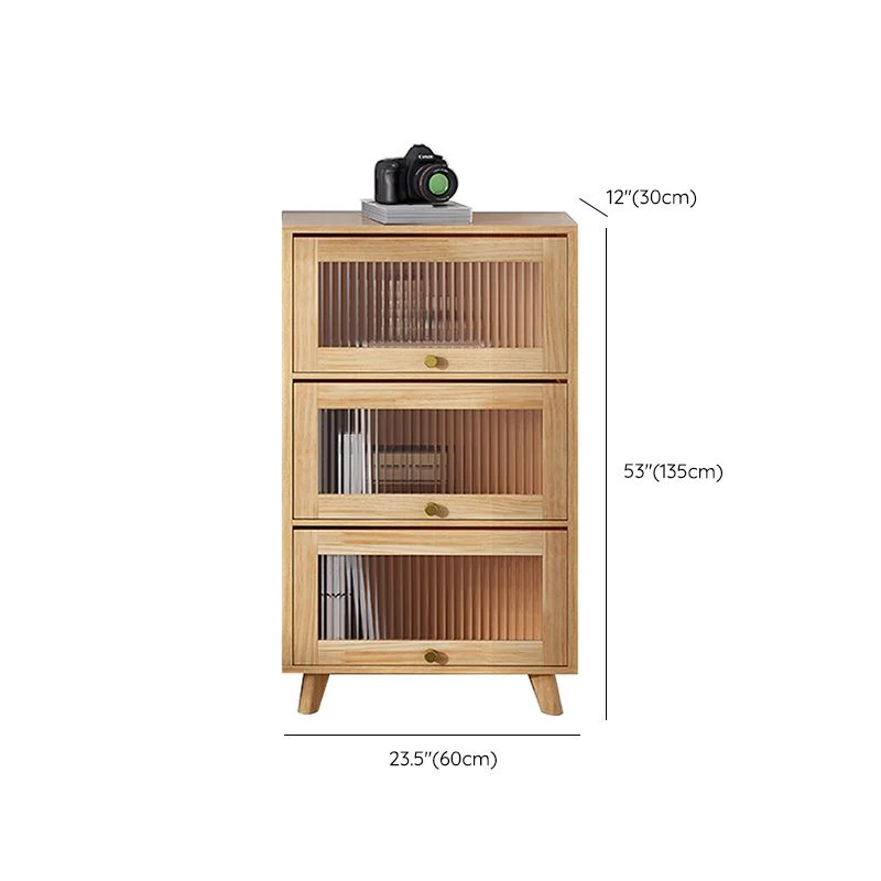 Libreria moderna legno con schienale chiuso, libreria standard con ripiani Clearhalo