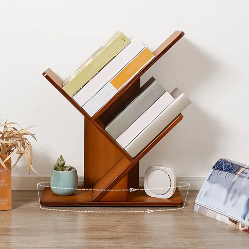 Libreria moderna legno ingegnerizzato con schienale aperto per sala studio Clearhalo