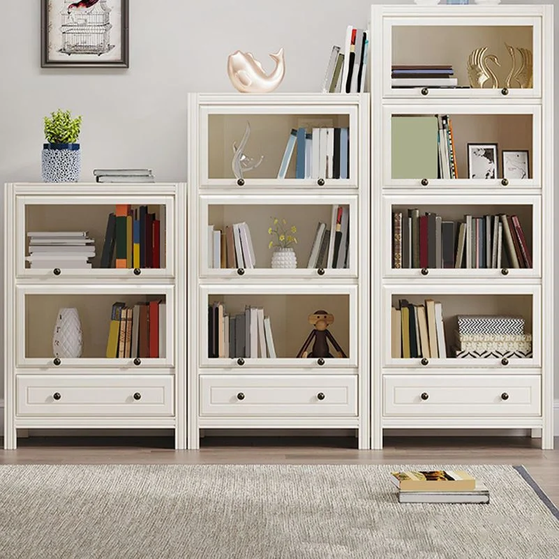Libreria moderna Libreria standard legno con schienale chiuso per sala studio Clearhalo