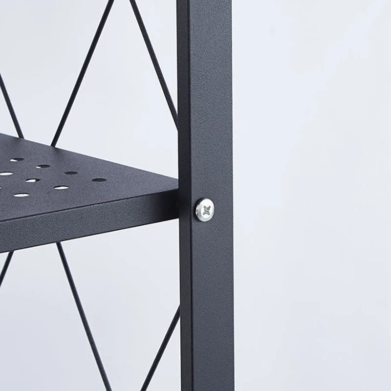 Libreria moderna metallo Scaffale geometrico per soggiorno, 28" L X 14,5" L Clearhalo