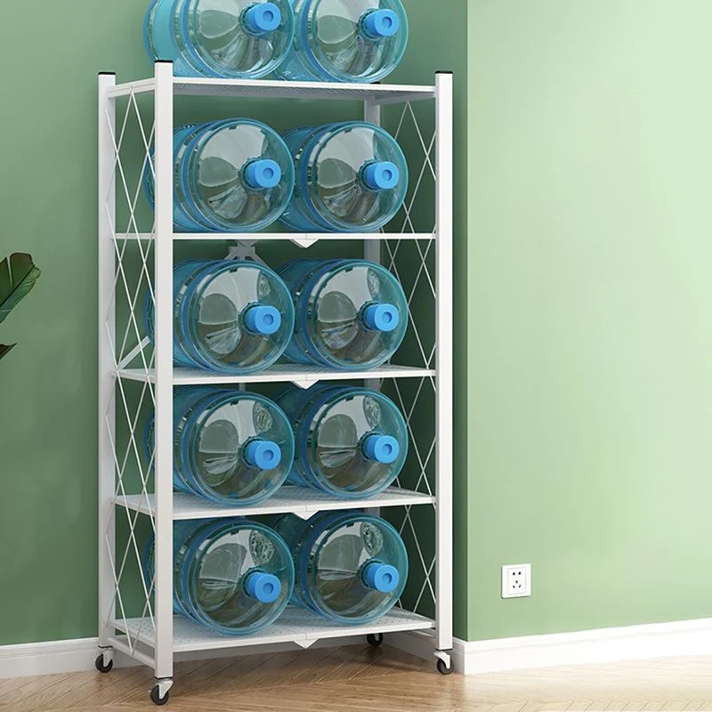 Libreria moderna metallo Scaffale geometrico per soggiorno, 28" L X 14,5" L Clearhalo