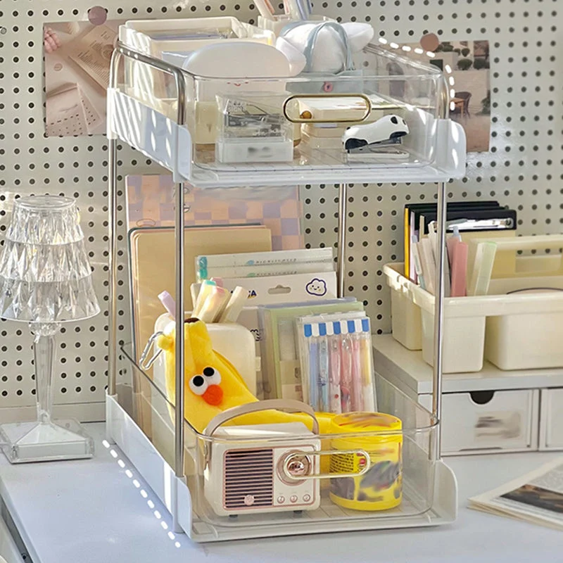 Libreria moderna plastica standard con schienale aperto per sala studio Clearhalo