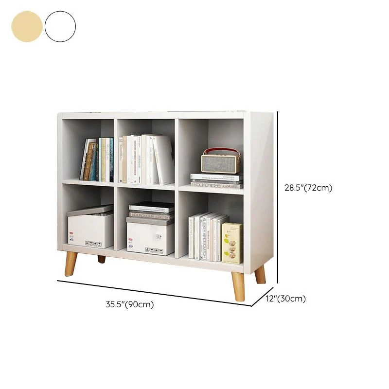 Libreria moderna standard Scaffale con schienale chiuso legno ingegnerizzato Clearhalo