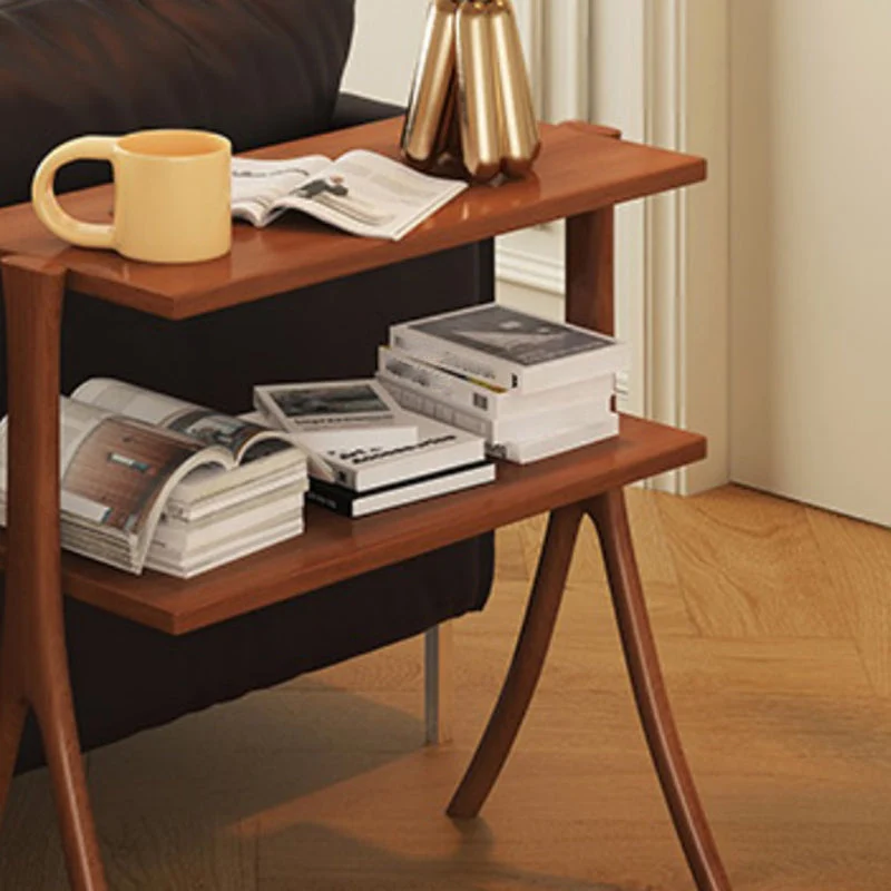 Libreria orizzontale con schienale aperto stile moderno con 2 ripiani Clearhalo