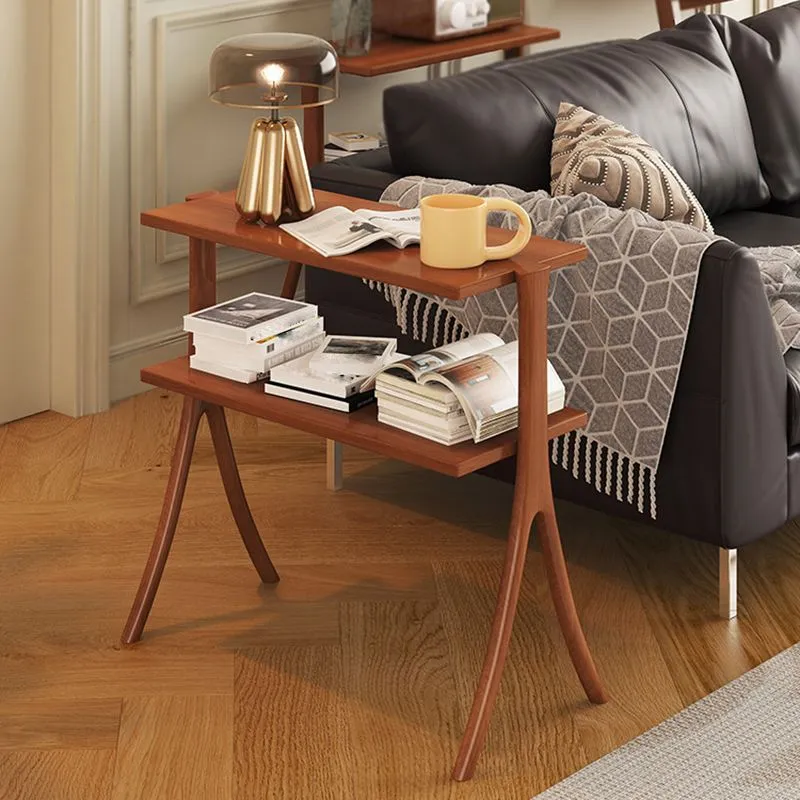 Libreria orizzontale con schienale aperto stile moderno con 2 ripiani Clearhalo