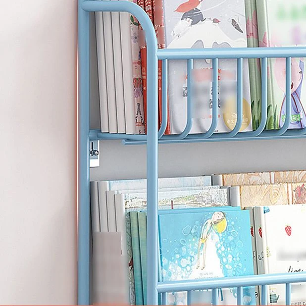 Libreria da parete stile scandinavo da 4,33 pollici per sala studio dell'ufficio Clearhalo