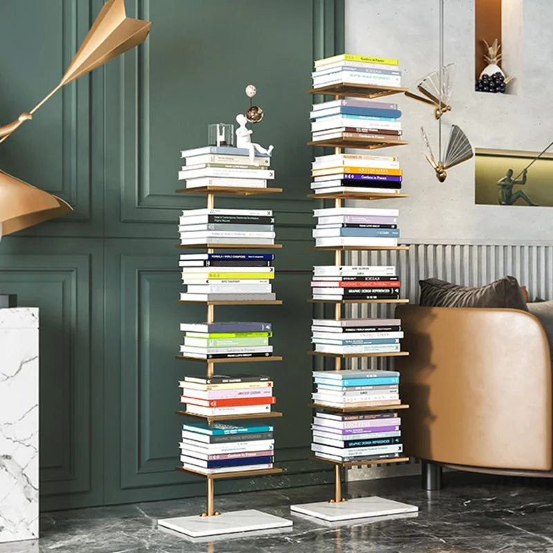 Libreria scaffale verticale con scaffale aperto stile moderno per uso domestico Clearhalo