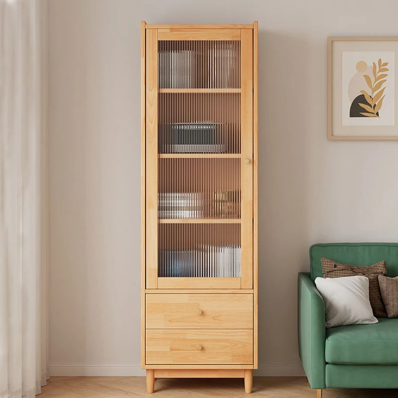 Libreria standard con schienale chiuso Libreria moderna legno massello con cassetti Clearhalo
