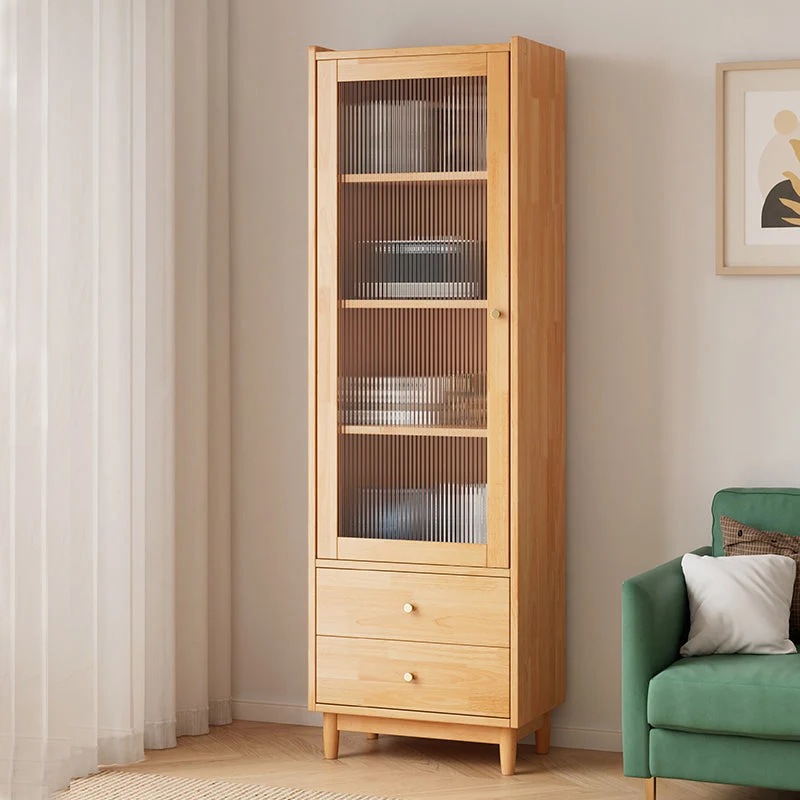 Libreria standard con schienale chiuso Libreria moderna legno massello con cassetti Clearhalo