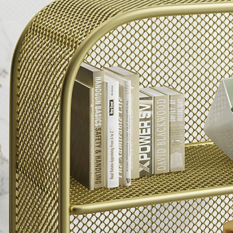 Libreria standard Glam Iron, libreria verticale con schienale chiuso per la casa Clearhalo