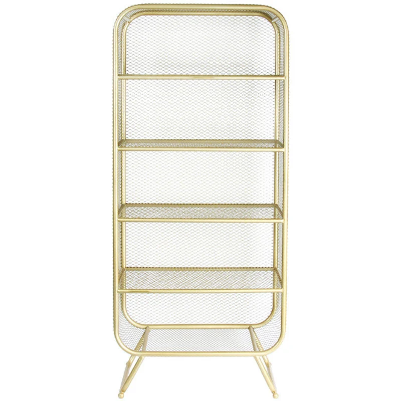 Libreria standard Glam Iron, libreria verticale con schienale chiuso per la casa Clearhalo
