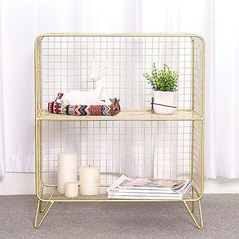 Libreria standard industriale ferro Scaffale verticale con schienale chiuso per camera da letto Clearhalo