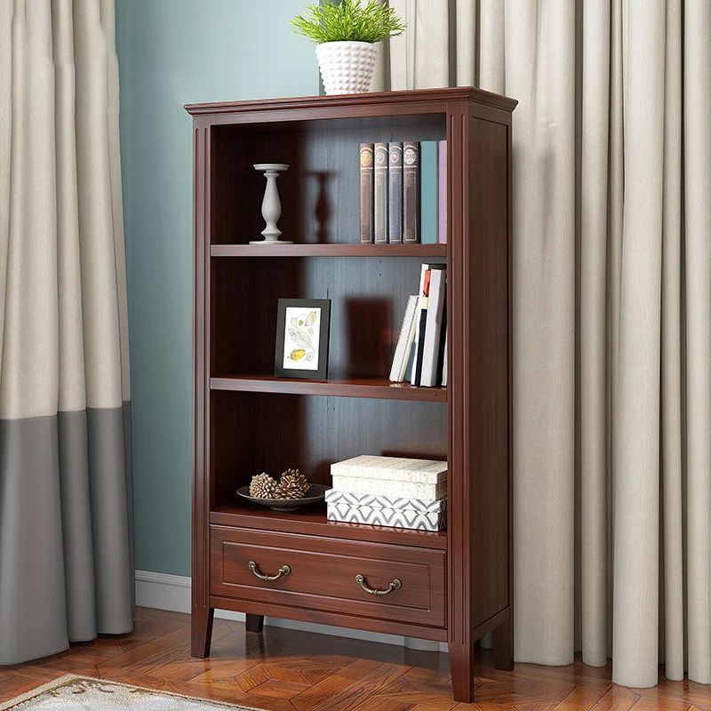Libreria standard legno con scaffale chiuso stile moderno per sala studio Clearhalo