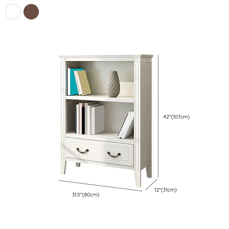 Libreria standard legno con scaffale chiuso stile moderno per sala studio Clearhalo