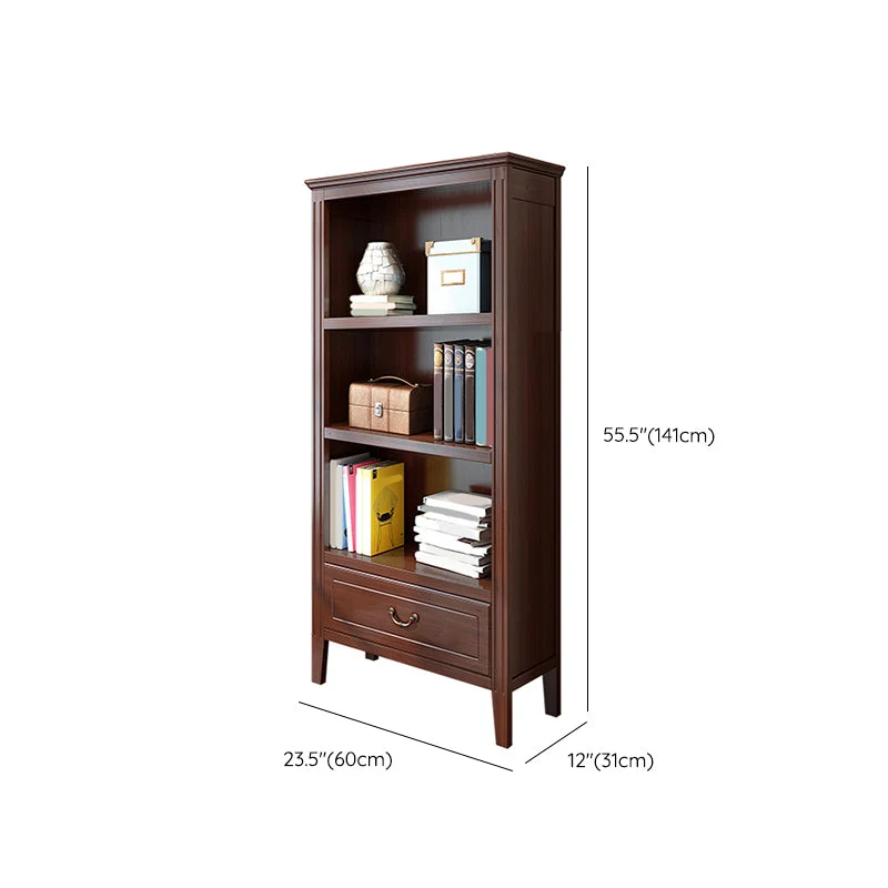 Libreria standard legno con scaffale chiuso stile moderno per sala studio Clearhalo