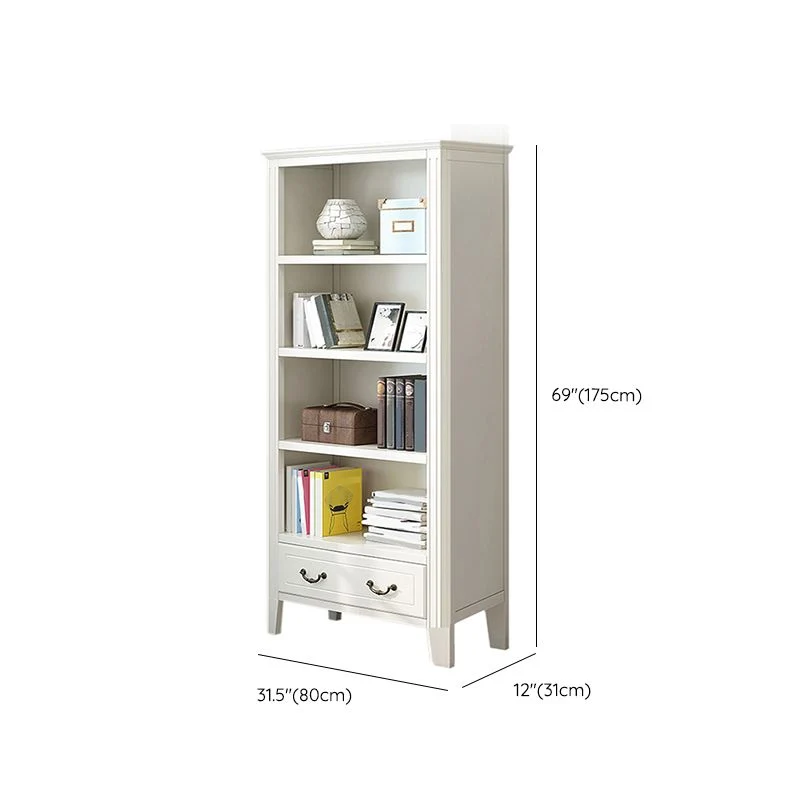 Libreria standard legno con scaffale chiuso stile moderno per sala studio Clearhalo