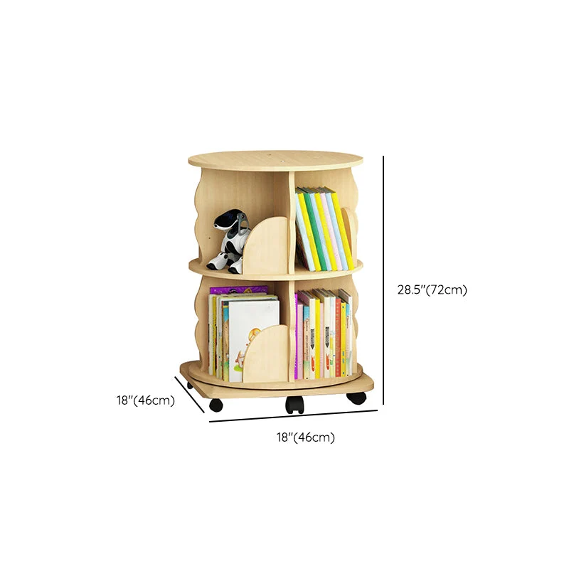 Libreria standard legno Libreria moderna con schienale chiuso e ripiani Clearhalo