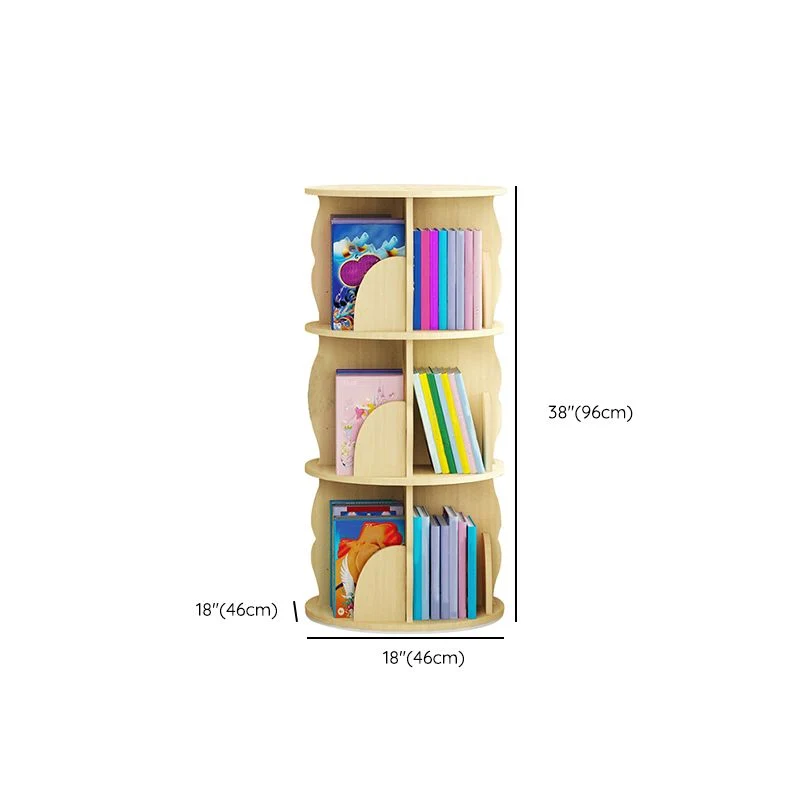 Libreria standard legno Libreria moderna con schienale chiuso e ripiani Clearhalo