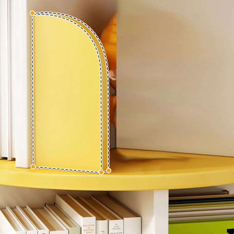 Libreria standard scandinava con schienale chiuso legno ingegnerizzato Clearhalo