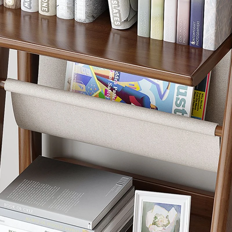 Libreria stile moderno Libreria verticale legno con schienale aperto per sala studio Clearhalo