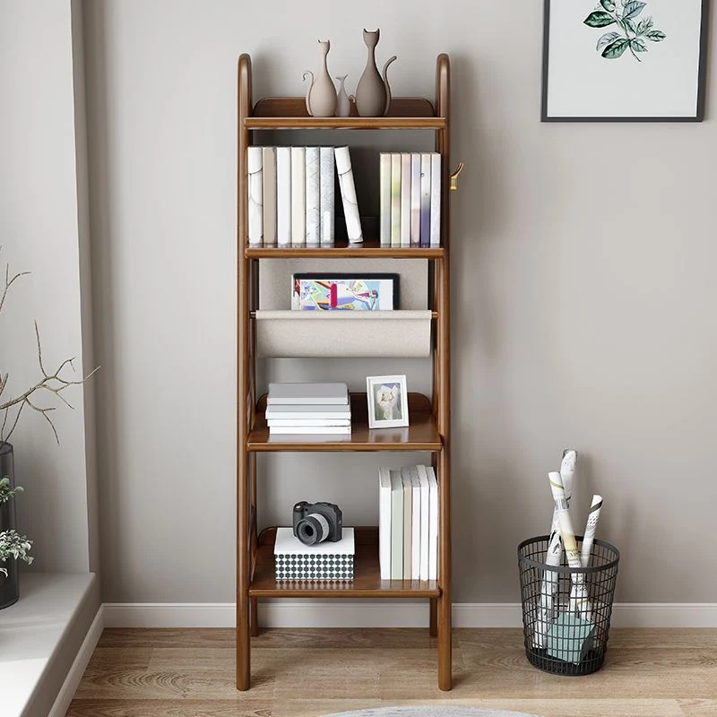 Libreria stile moderno Libreria verticale legno con schienale aperto per sala studio Clearhalo