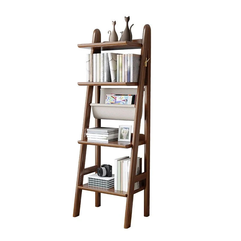Libreria stile moderno Libreria verticale legno con schienale aperto per sala studio Clearhalo