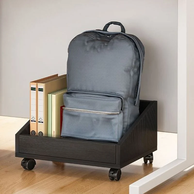 Libreria stile moderno per la casa, legno, con ruote piroettanti Clearhalo