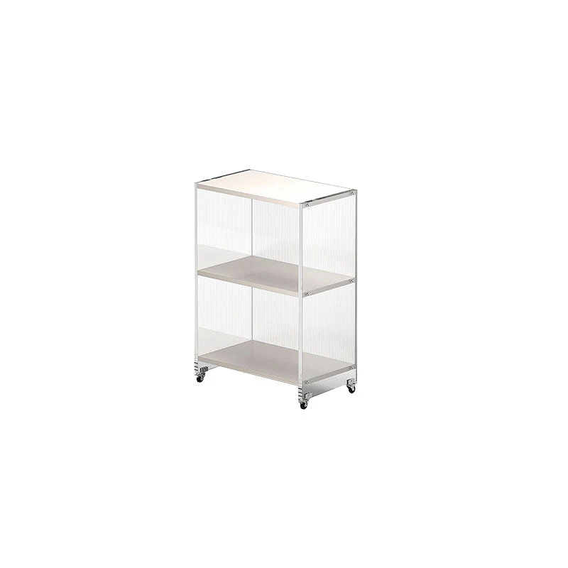 Libreria verticale acrilico con schienale chiuso, stile moderno, per ufficio Clearhalo