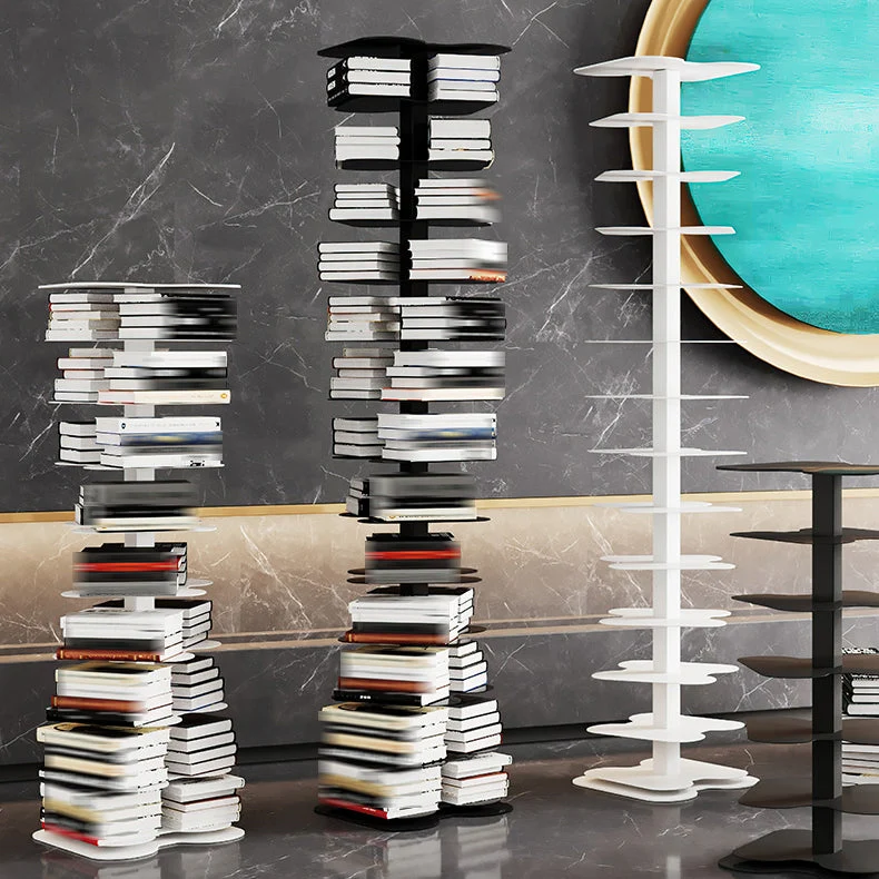 Libreria verticale Etagere con scaffale acciaio stile moderno per la casa Clearhalo
