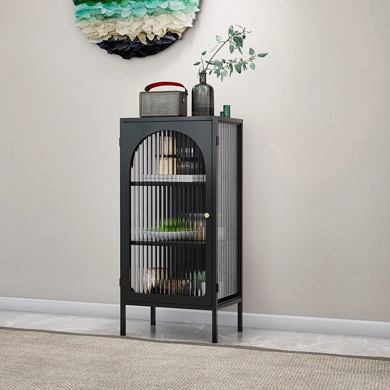 Mobile contenitore moderno per buffet con porta vetro per soggiorno Clearhalo