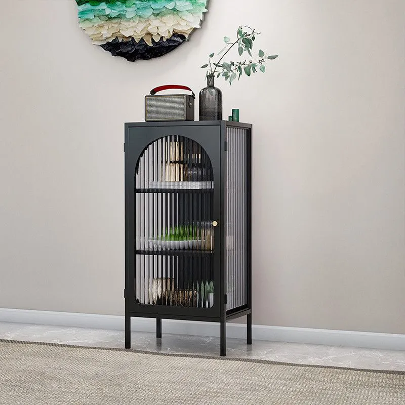 Mobile contenitore moderno per buffet con porta vetro per soggiorno Clearhalo