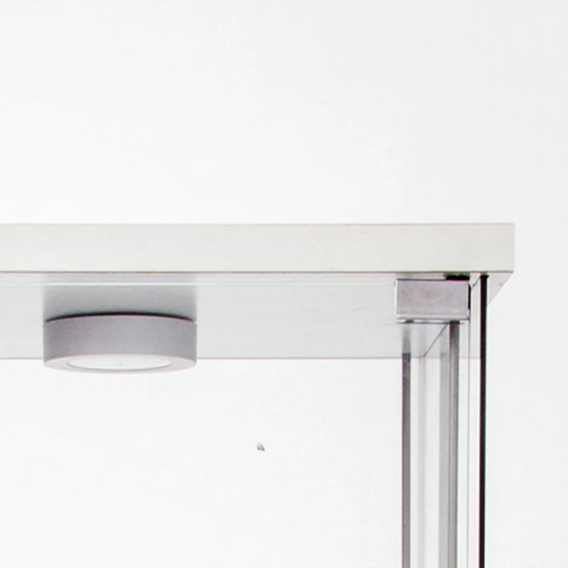 Mobile Curio vetro temperato Mobile standard moderno per sala da pranzo Clearhalo